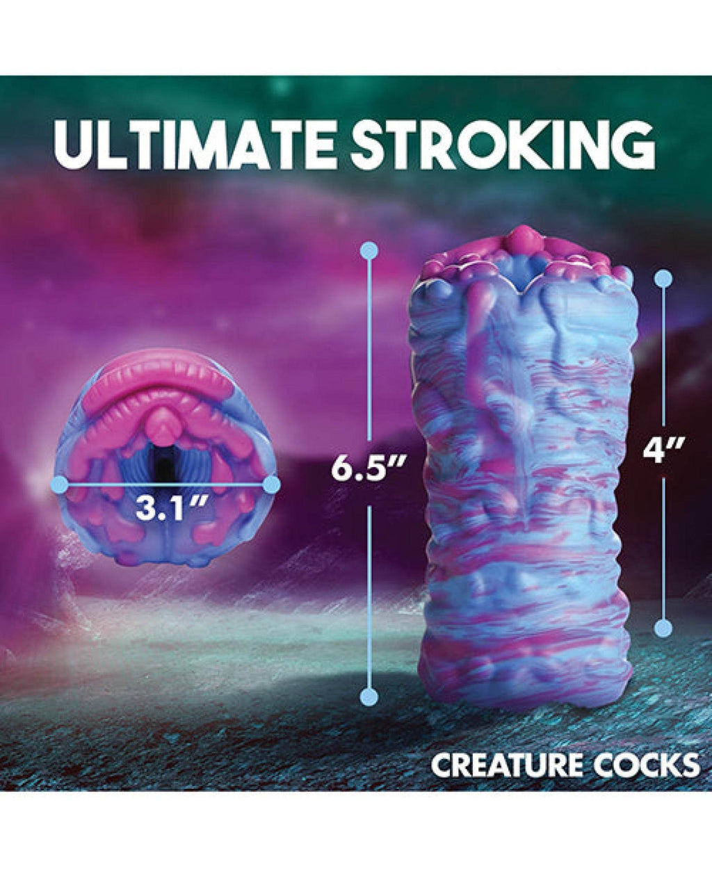 Creature Cocks Cyclone Alien Silicone Vagina Stroker - SEX LOVE DOLLS