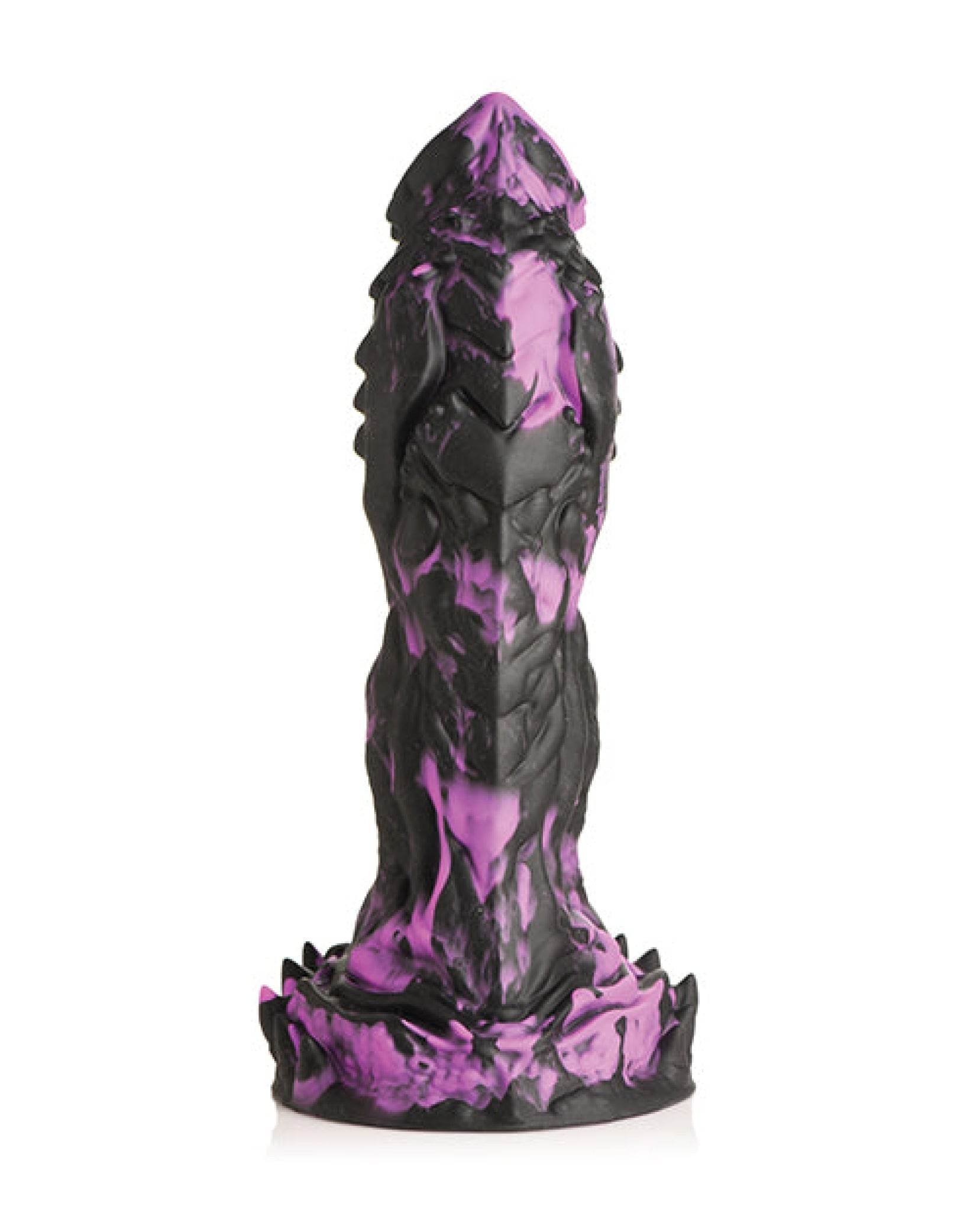 Creature Cocks Grim Silicone Dildo - Black/Purple - SEX LOVE DOLLS