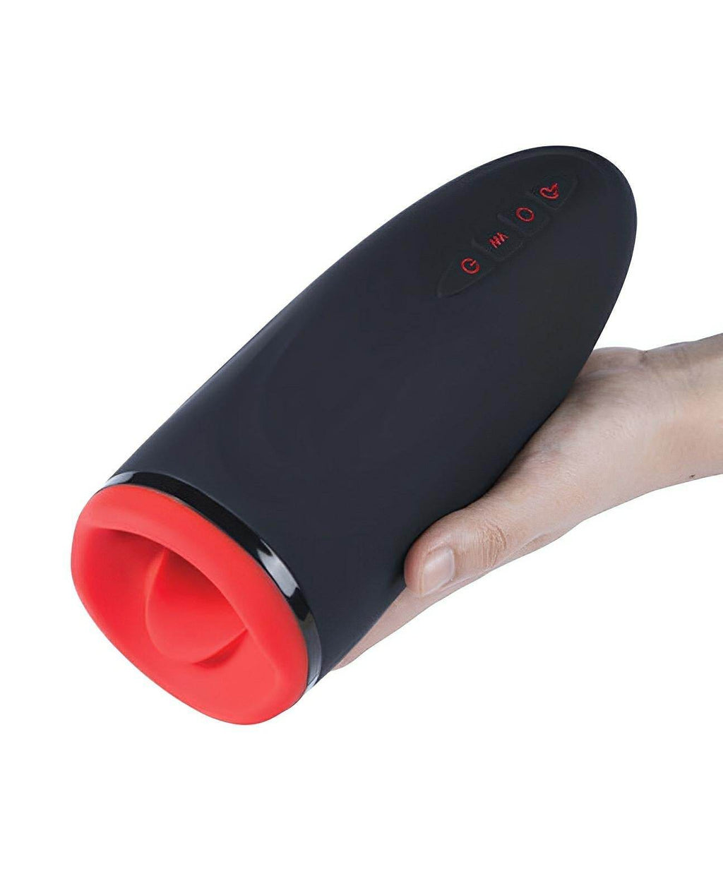 Dayo Autoblowjob Clamping Penis Massager - Black - SEX LOVE DOLLS