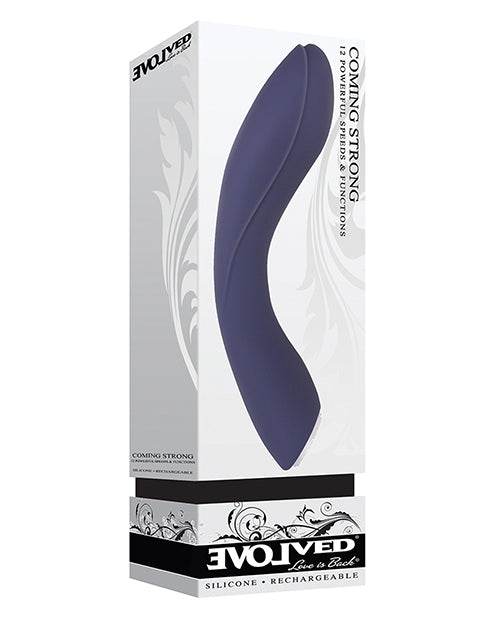 Evolved Coming Strong Vibrator - Blue - SEX LOVE DOLLS
