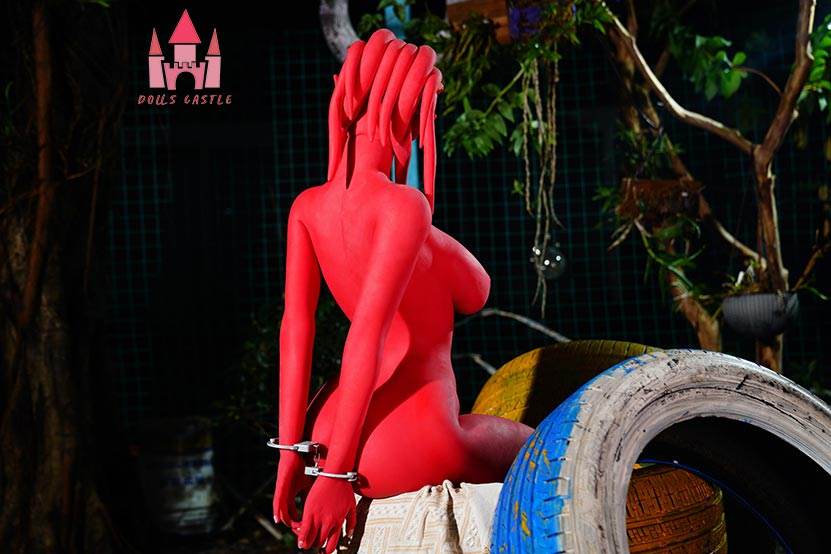 Grace Red Skin Curvy Fantasy Sex Doll - Doll's Castle [USA STOCK] - SEX LOVE DOLLS
