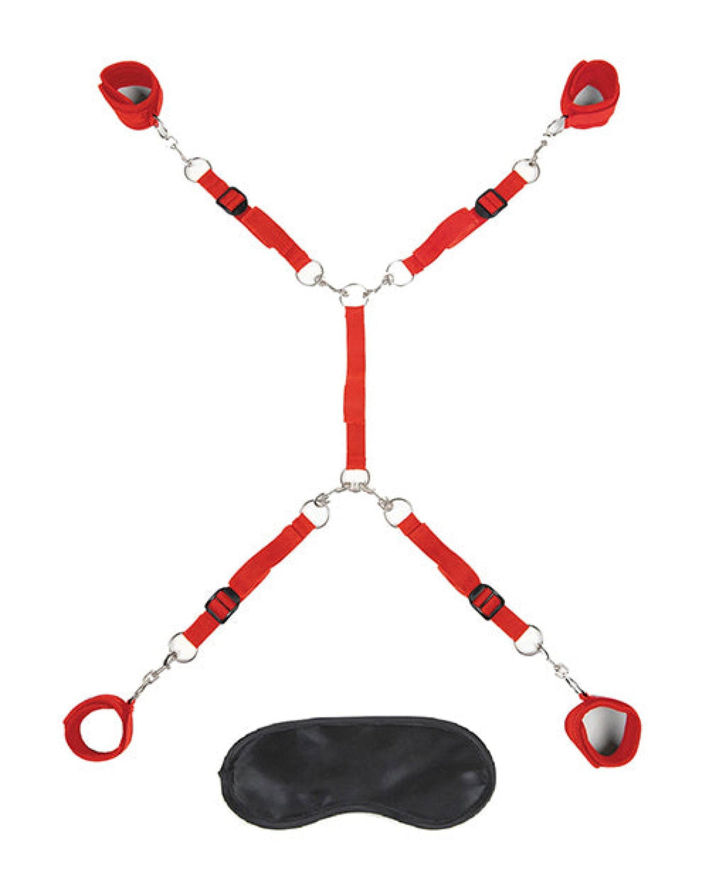 Lux Fetish 7 Pc Bed Spreader - Red - SEX LOVE DOLLS