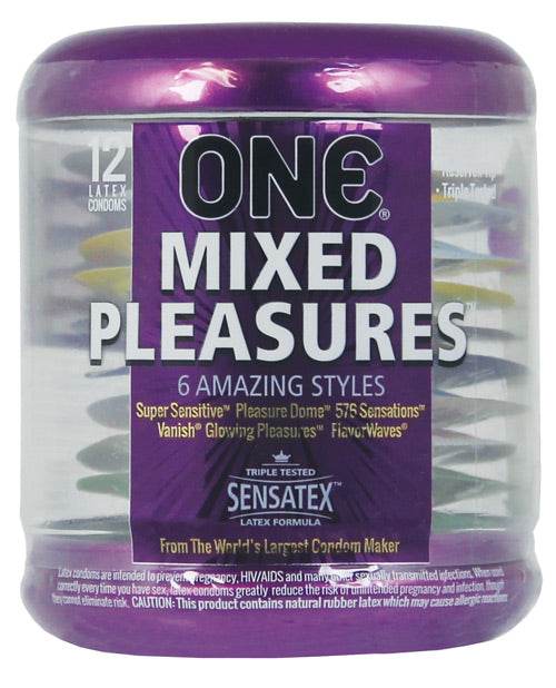 One Mixed Pleasures Condoms - SEX LOVE DOLLS