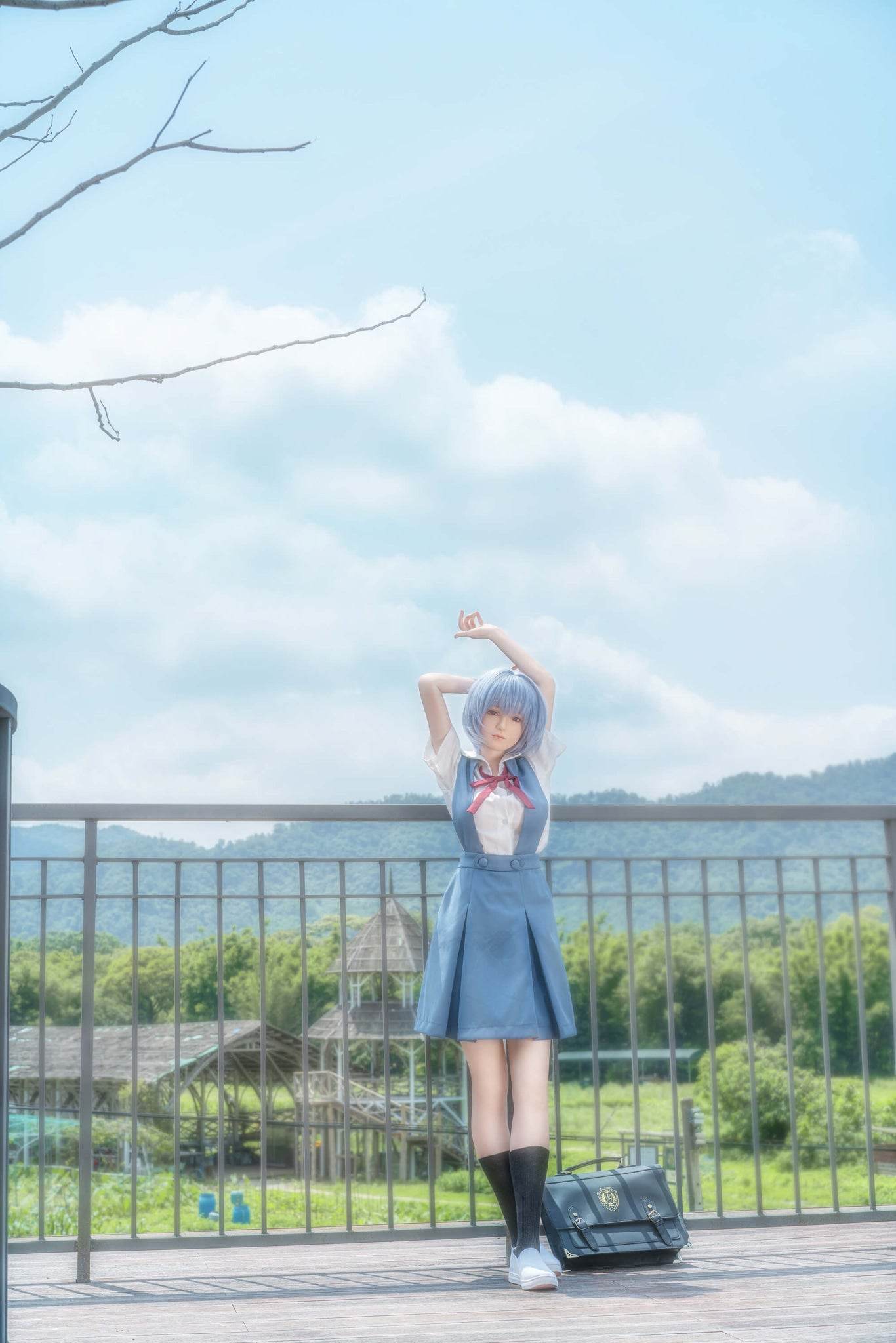 Rei Ayanami Anime Silicone Sex Doll - Game Lady Doll - SEX LOVE DOLLS