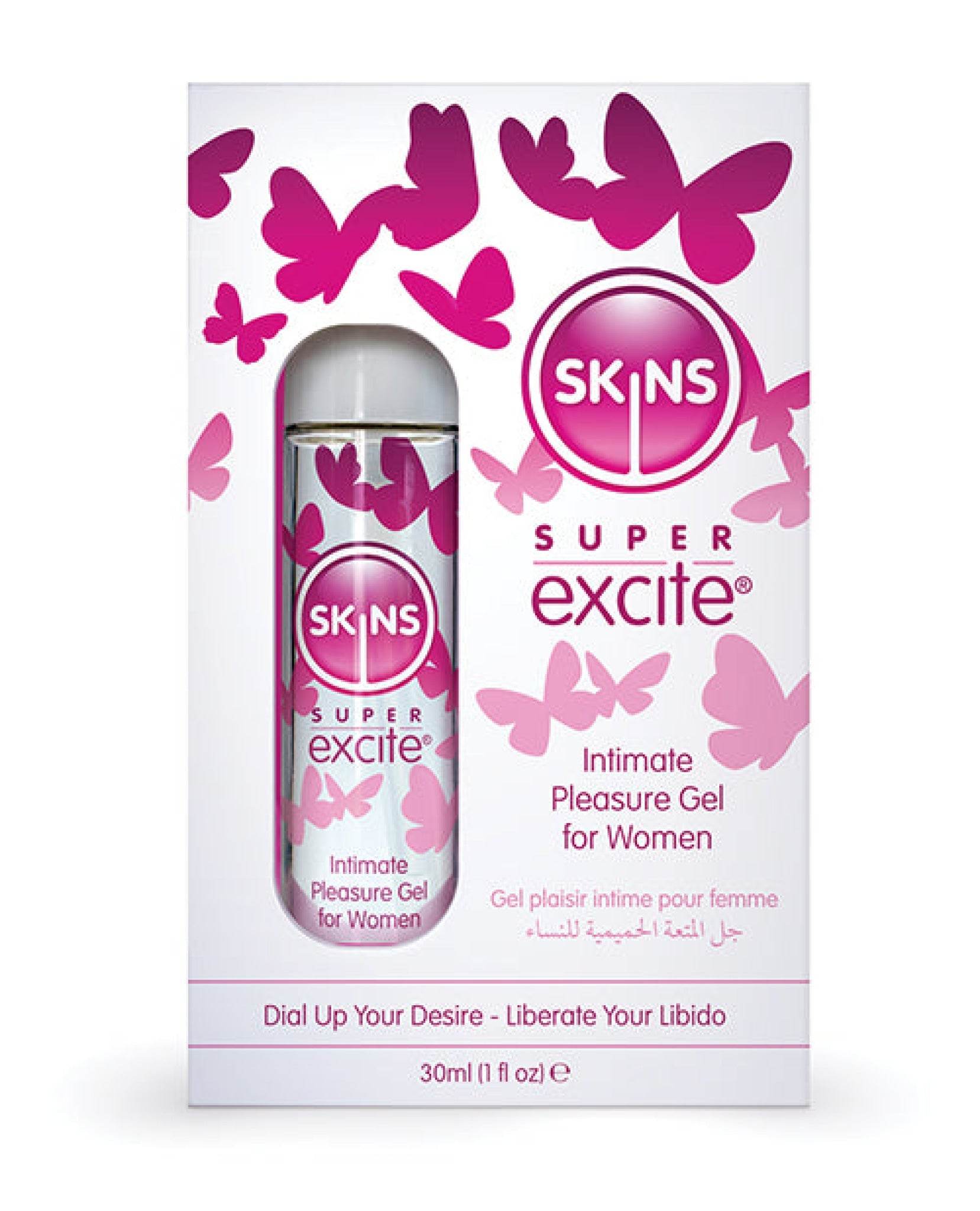 Skins Super Excite Clitoral Stimulation Gel - 30 Ml - SEX LOVE DOLLS