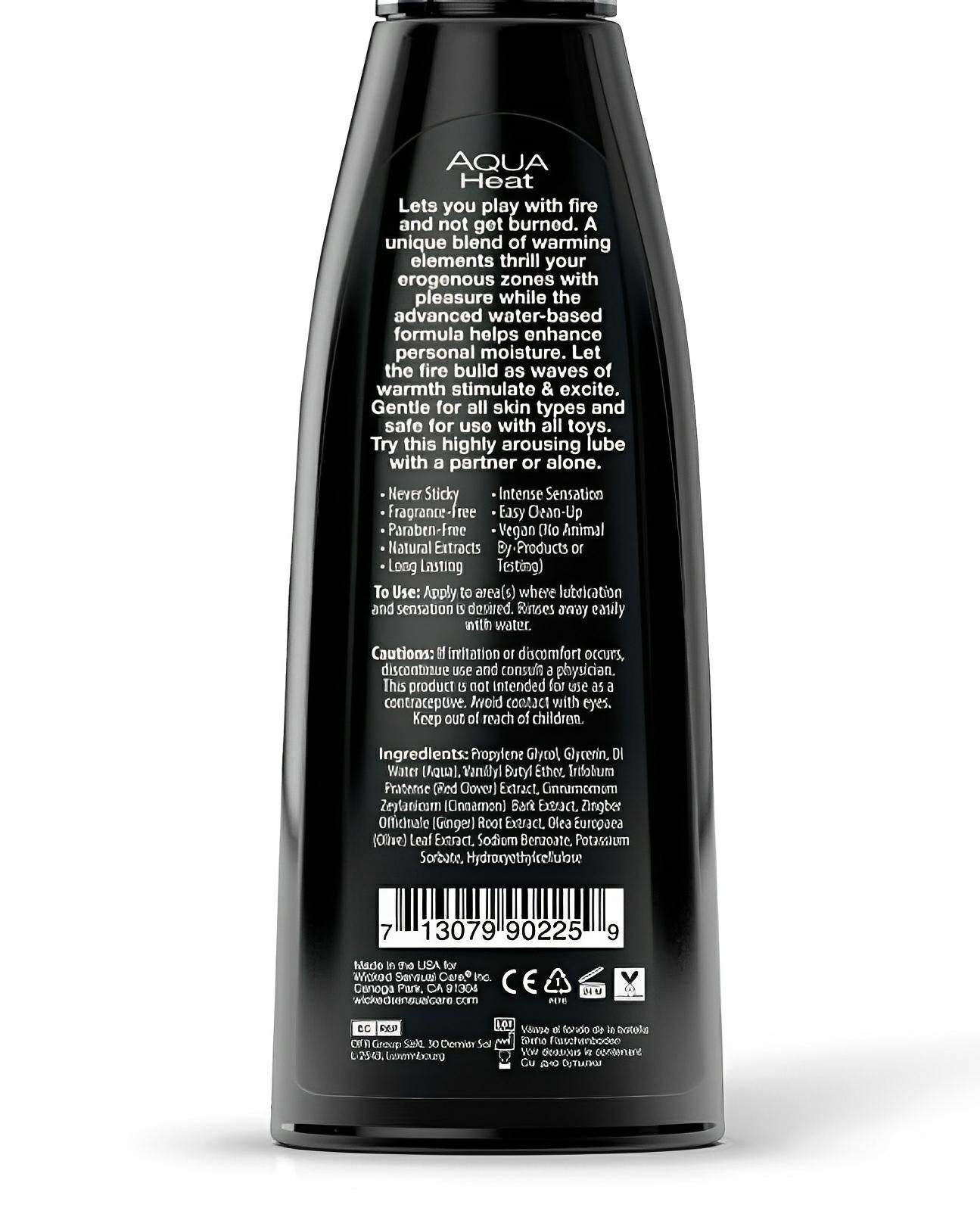 Wicked Sensual Care Heat Warming Waterbased Lubricant - SEX LOVE DOLLS