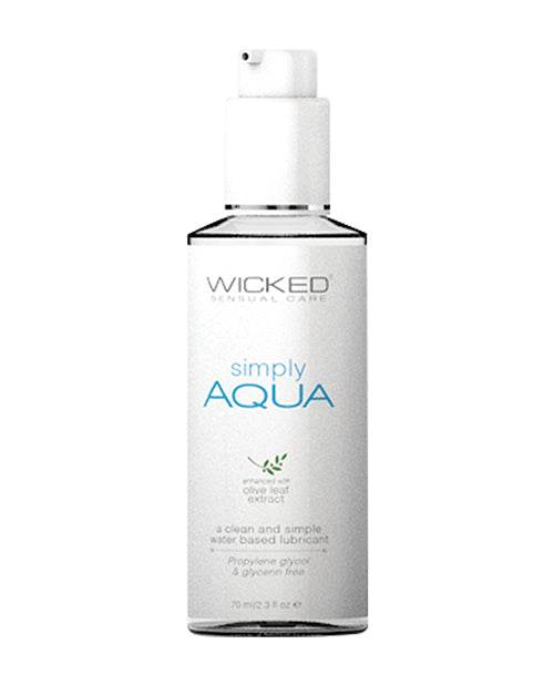 Wicked Sensual Care Simply Aqua Water Based Lubricant - SEX LOVE DOLLS
