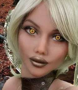 Yellow Replacement Eyes For Sex Dolls - SEX LOVE DOLLS